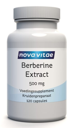 120 capsules Nova Vitae Berberine Extract 500 mg