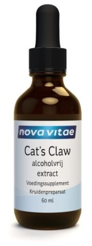 Nova Vitae Cat's Claw Extract Alcoholvrij 60 Ml