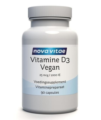 90 Kapseln Nova Vitae Vitamine D3 Vegan