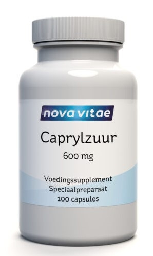 100 capsules Nova Vitae Caprylzuur 600 mg