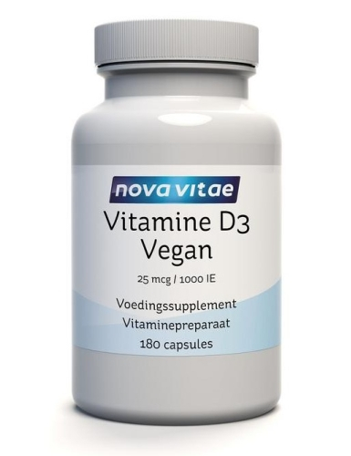180 capsules Nova Vitae Vitamine D3 Vegan