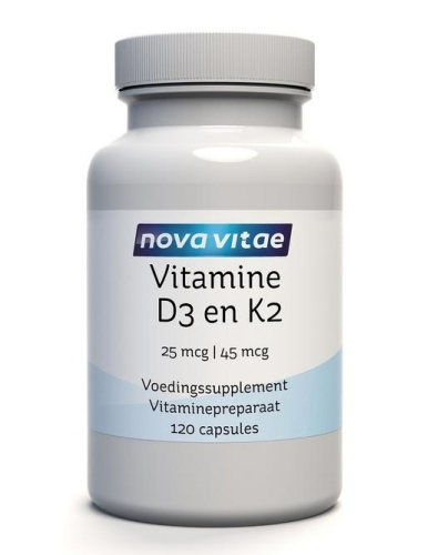 120 capsules Nova Vitae Vitamine D3 K2
