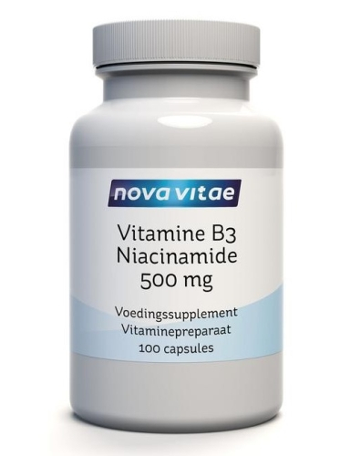 100 Kapseln Nova Vitae Vitamine B3 Niacinamide 500 mg