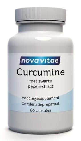 60 capsules Nova Vitae Curcumin Zwarte Peperextract