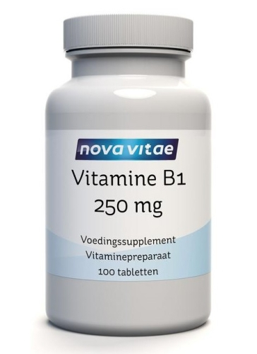 100 tabletten Nova Vitae Vitamine B1 250 mg