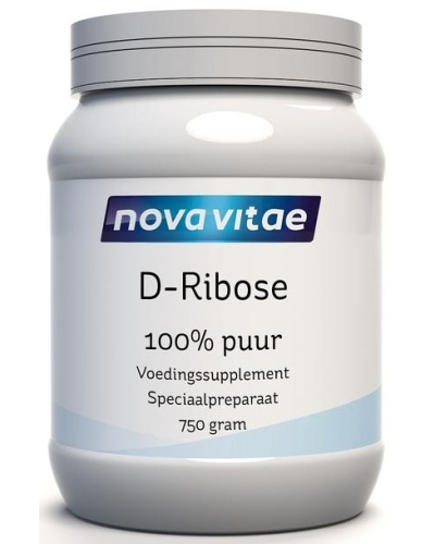 750 gram Nova Vitae D-Ribose 100% Puur