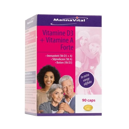 vitamine-d3-vitamine-a-forte-mannavital-90-capsules