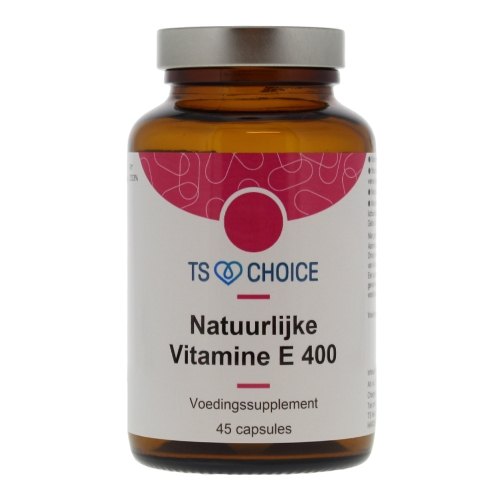 45 capsules TS Choice Natuurlijke Vitamine E 400