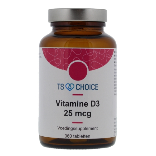 360 tablets TS Choice Vitamine D3 25 mcg