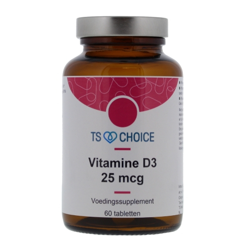 60 tablets TS Choice Vitamine D3 25 mcg