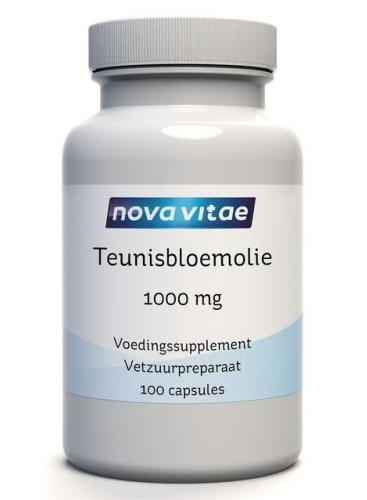 100 capsules Nova Vitae Teunisbloemolie 1000 mg
