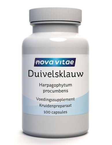 100 capsules Nova Vitae Duivelsklauw Harpagophytum