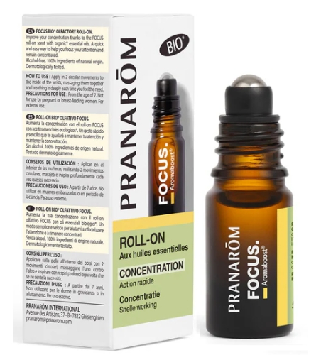 5 ml Pranarom Aromaboost Focus Roll-On Biologisch