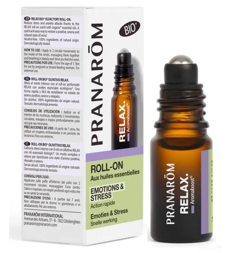 5 ml Pranarom Aromaboost Relax Roll-On Biologisch