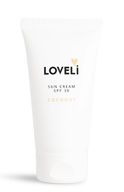 Loveli Sun Cream SPF 30 Coconut Travel Size