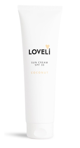 150 ml Loveli Sun Cream SPF 30 Coconut