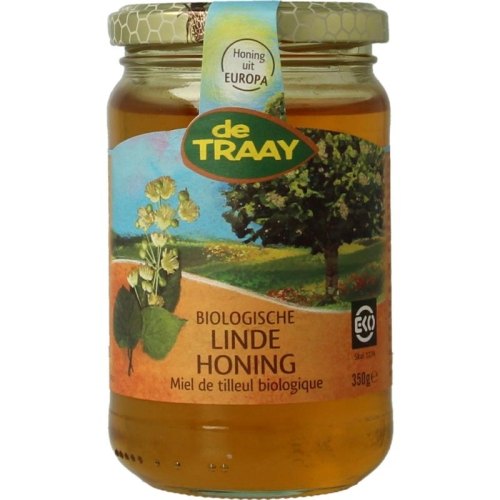 De Traay Linde Honing Biologisch 350 Gramm