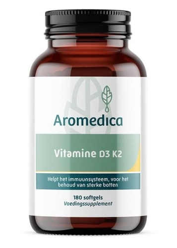 180 Softgels Aromedica Vitamine D3 K2