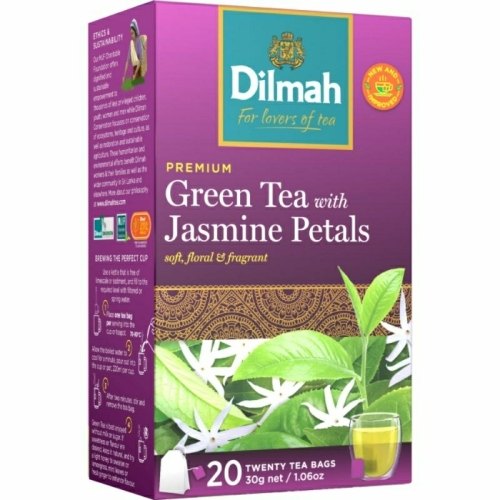 Dilmah Green Tea Jasmine 20 Tüte