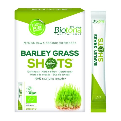 Biotona Barley Grass Shots Biologisch 20 Tüte