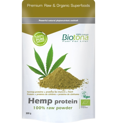 Biotona Hemp Raw Protein Powder Biologisch