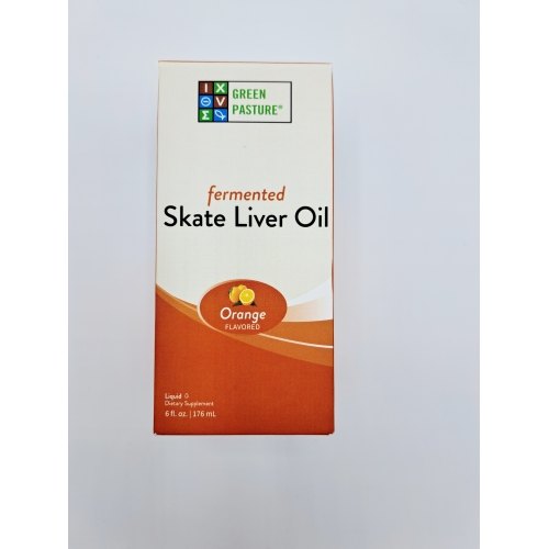 176 ml Green Pasture Fermented Skate Liver Oil Orange