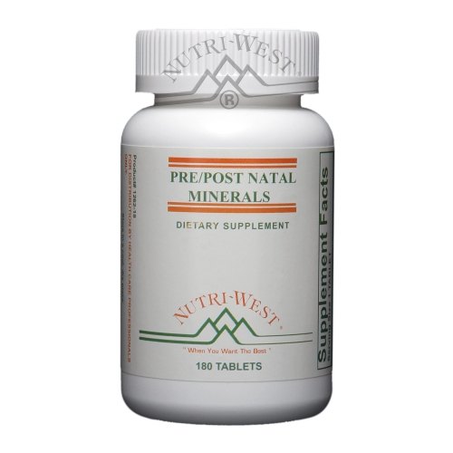 Nutri West Pre-Post Natal Minerals 180 tablets