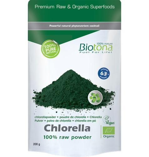 Biotona Chlorella + Spirulina Raw Powder