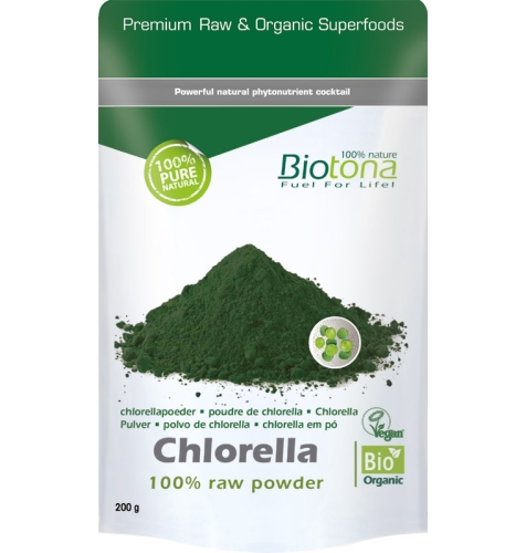 Biotona Chlorella Raw Powder Biologisch