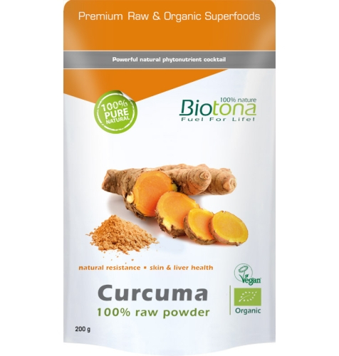 Biotona Curcuma Raw Powder Biologisch