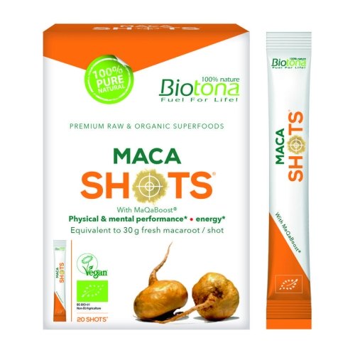 Biotona Maca Shots Biologisch 20 Stücke