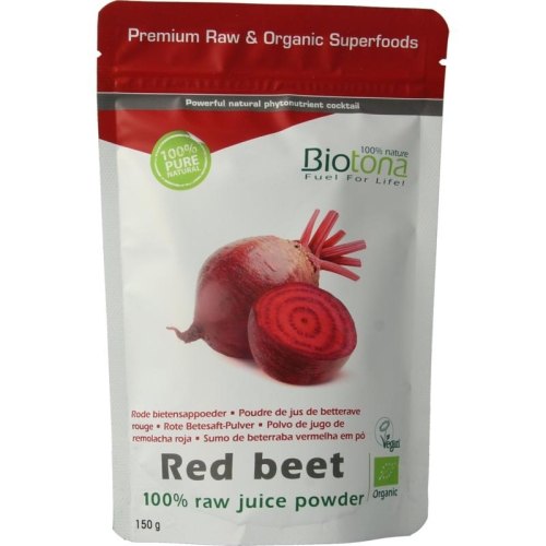 Biotona Red Beet Raw Juice Powder Biologisch
