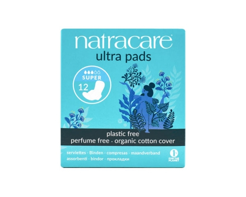 Natracare Maandverband Super Ultra Pads 12 Stücke