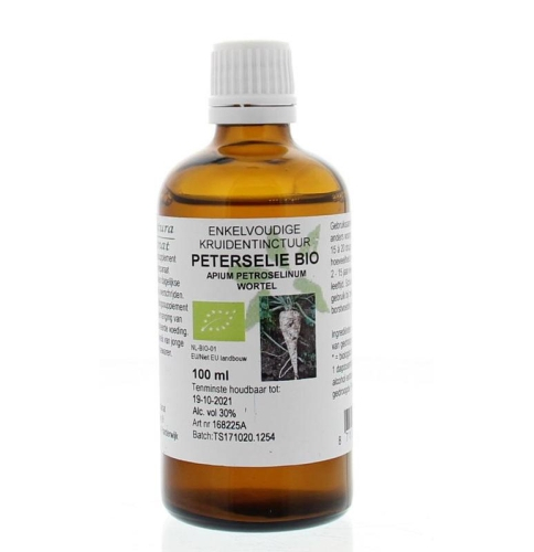 100 Ml De Cruydhof Natura Sanat Apium Petroselinum Radix - Peterselie Tinctuur Biologisch