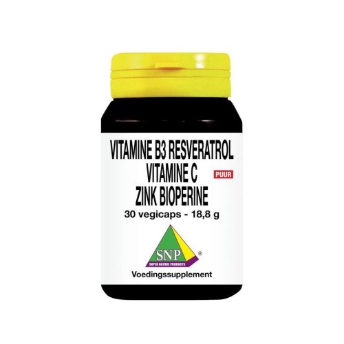 vitamine-b3-resveratrol-vitamine-c-zink-bioperine-puur-snp-30-capsules