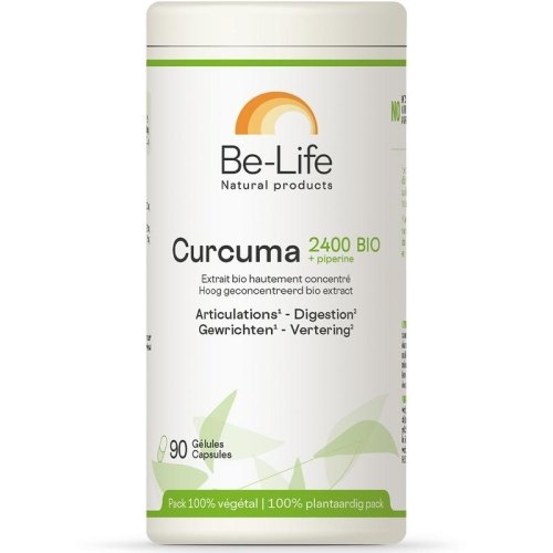 Be-Life Curcuma 2400 + Piperine Biologisch