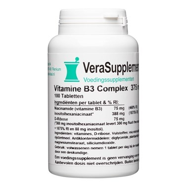 VeraSupplements Vitamine B3 Complex 375 mg