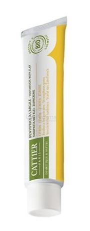 Cattier Tandpasta met Klei en Citroenolie