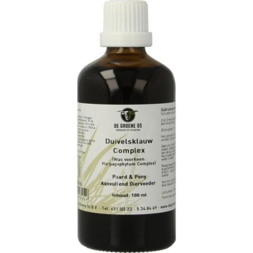 100 ml De Groene Os Veterinair Duivelsklauw Complex Paard & Pony