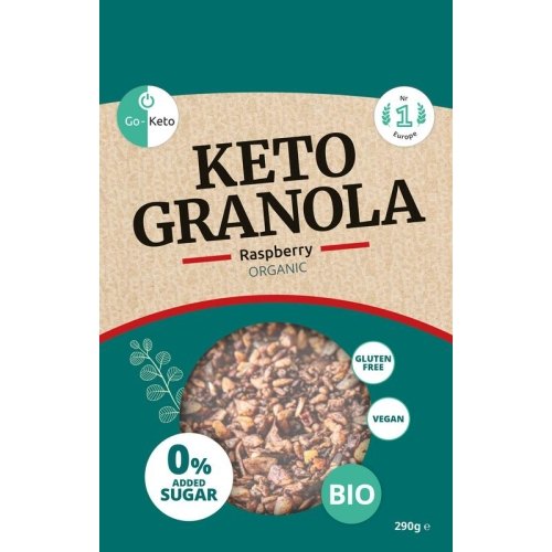 290 gram Go-Keto Keto Granola Raspberry Vegan Biologisch