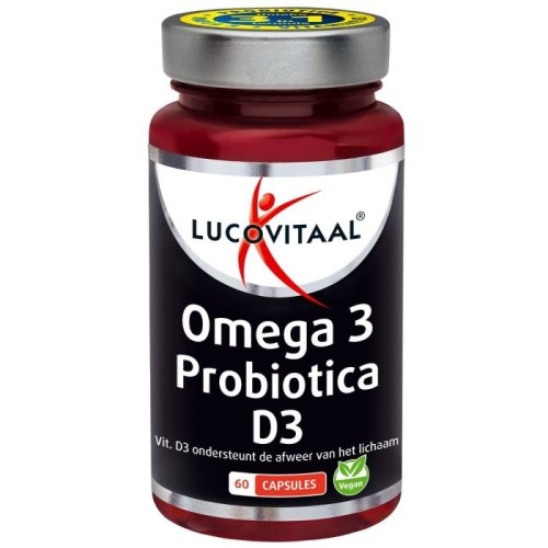 60 Kapseln Lucovitaal Omega 3, Probiotica & D3