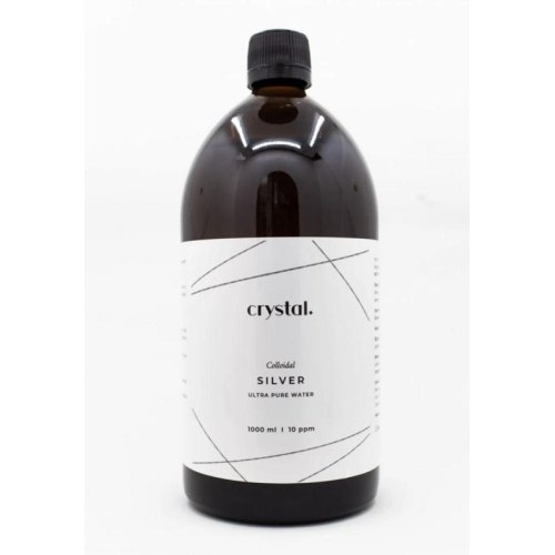 Crystal Colloidal Zilver 10 ppm 1000 Ml