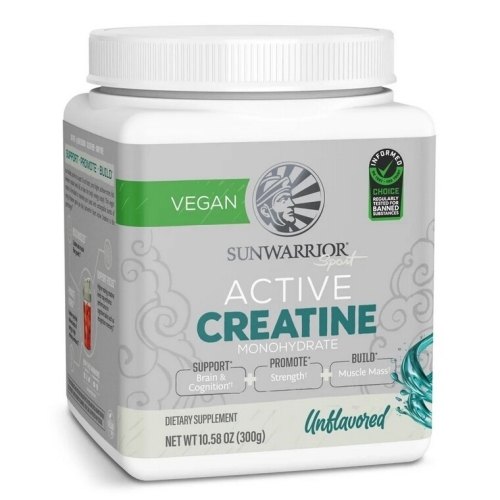 300 gram Sunwarrior Active Creatine Monohydrate Unflavored