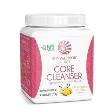 270 gram Sunwarrior Shape Core Cleanser Pineapple Vanilla