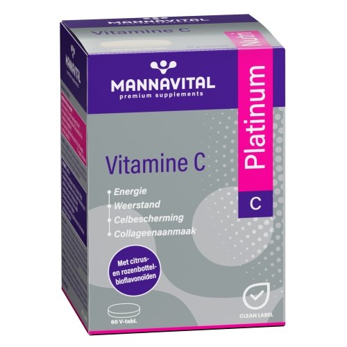 60 Tabletten Mannavital Vitamine C Platinum