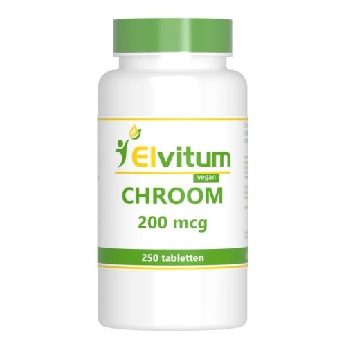 250 tabletten Elvitum Chroom 200 mcg