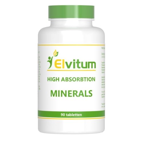 90 tabletten Elvitum High Absorbtion Minerals