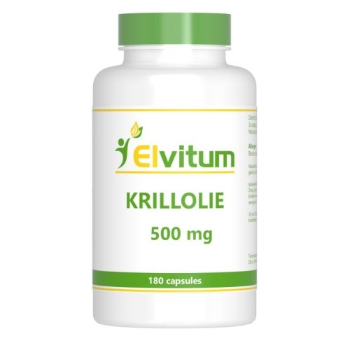 180 Kapseln Elvitum Krillolie 500 mg