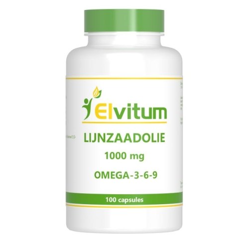 Elvitum Lijnzaadolie 1000 mg Omega-3-6-9 90 Kapseln