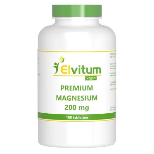 180 tabletten Elvitum Premium Magnesium 200 mg